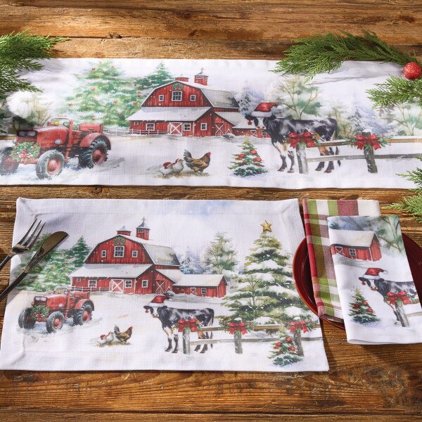 Christmas At The Farm Placemat Park Designs